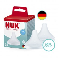 NUK Perfect Match teat 2 pieces | Made in Germany | 3M+